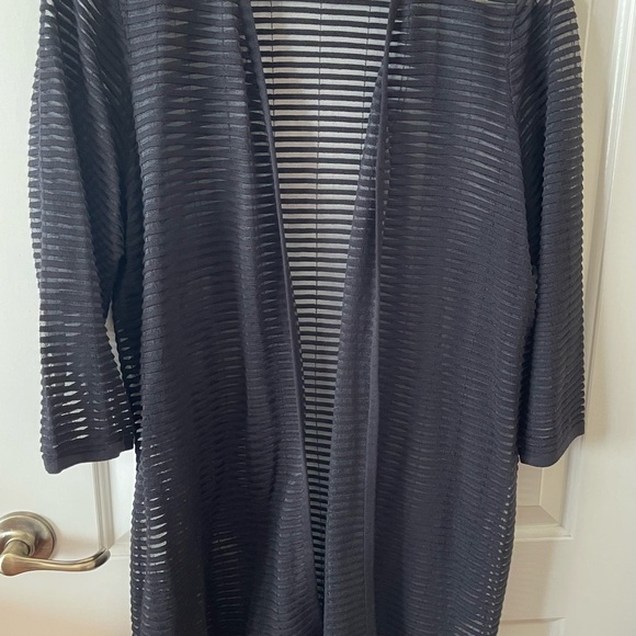 Alfani Jackets & Blazers - Elegant Black Sheer Women's Jacket